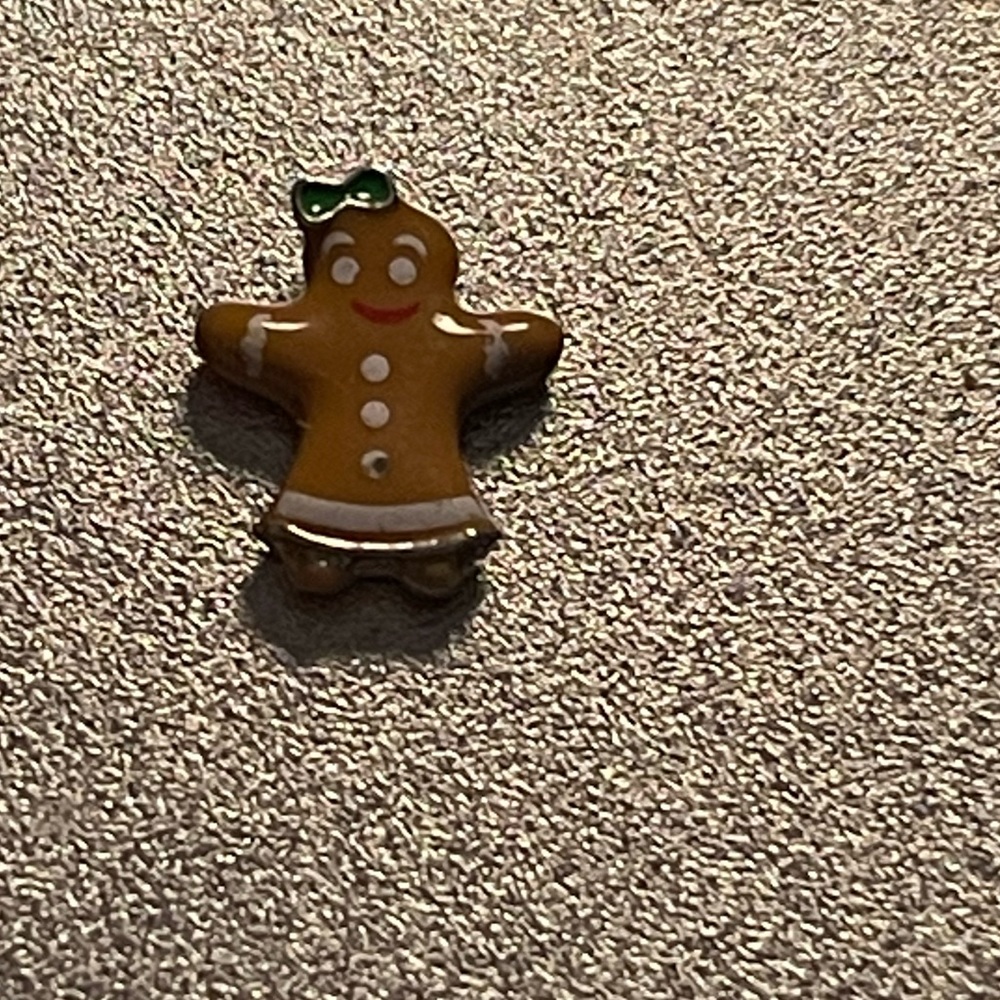 🦉💎Authentic Origami Owl Retired Gingerbread Girl Floating Charm